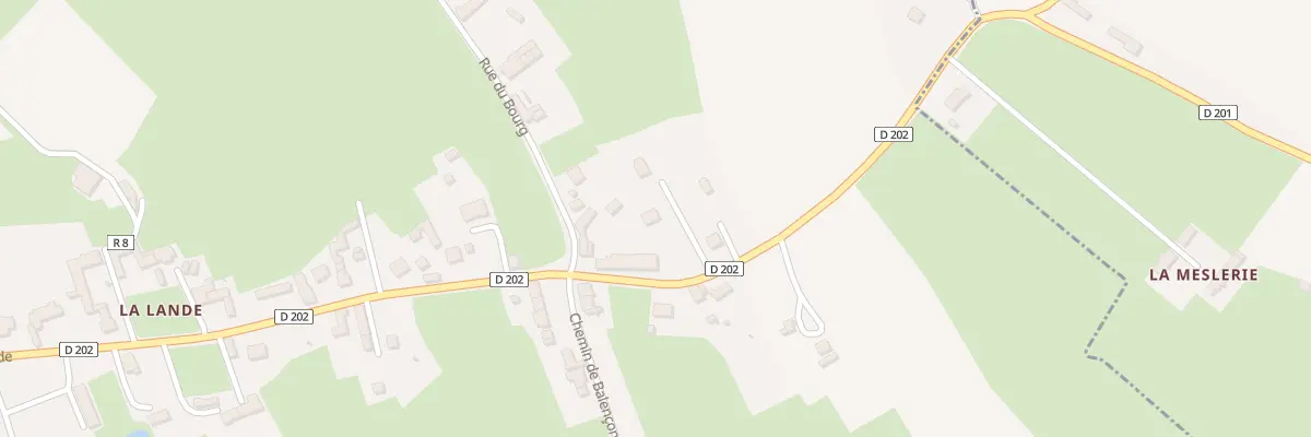 Plan du 42 Rue de la Lande à Lison