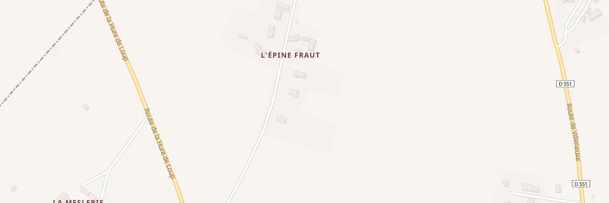Plan du 5534A L’Epine Fraut à Condé-sur-Vire