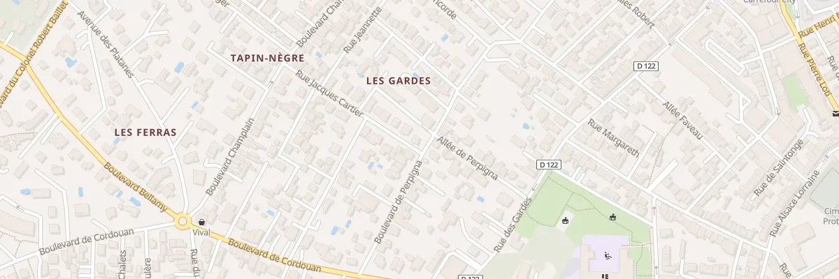 Plan du 24 Bd de Perpigna à Royan