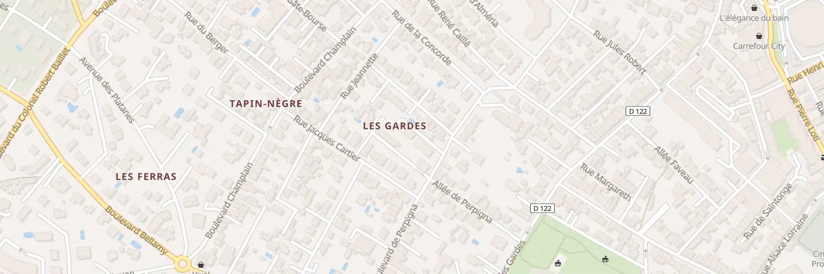 Plan du 30 Bd de Perpigna à Royan