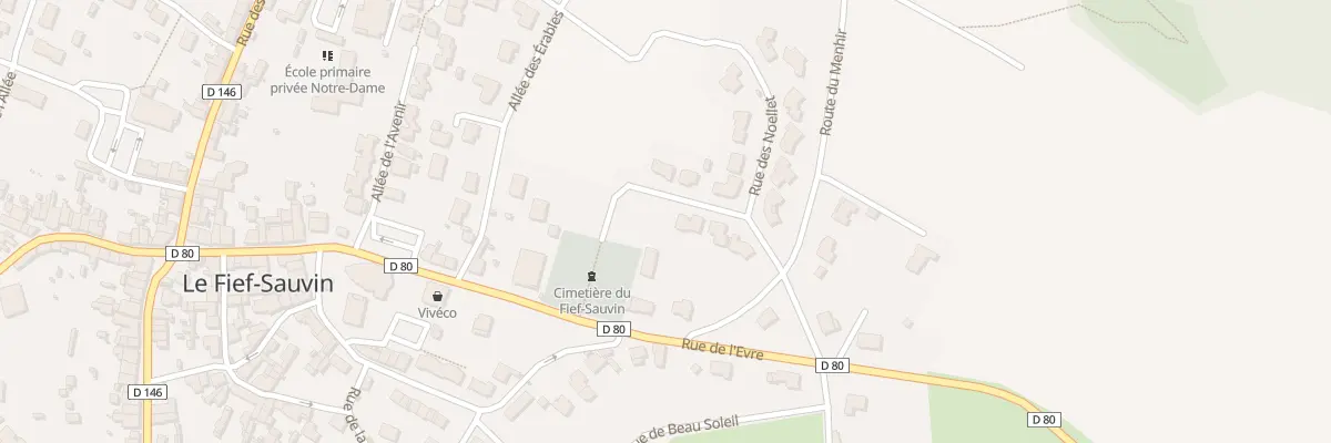 Plan du 7 Rue des Noellet (Fief-Sauvin) à Montrevault-sur-Èvre