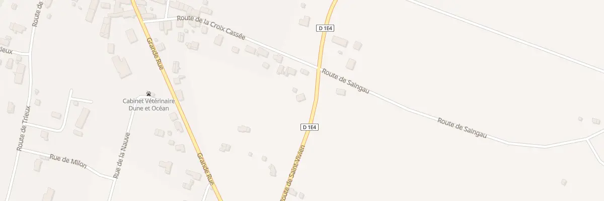 Plan du 25 Rte de Saint-vivien à Vensac