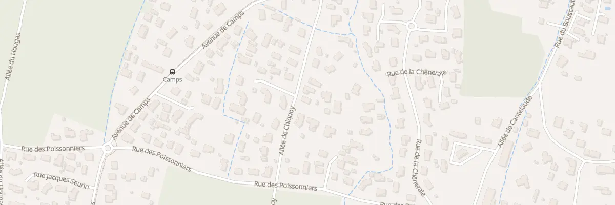 Plan du 25T Che de Chiquoy au Teich