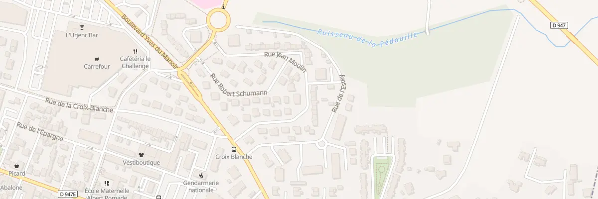 Plan du 11 Rue Jean Moulin à Dax