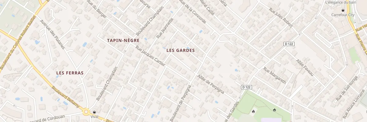 Plan du 26 Bd de Perpigna à Royan