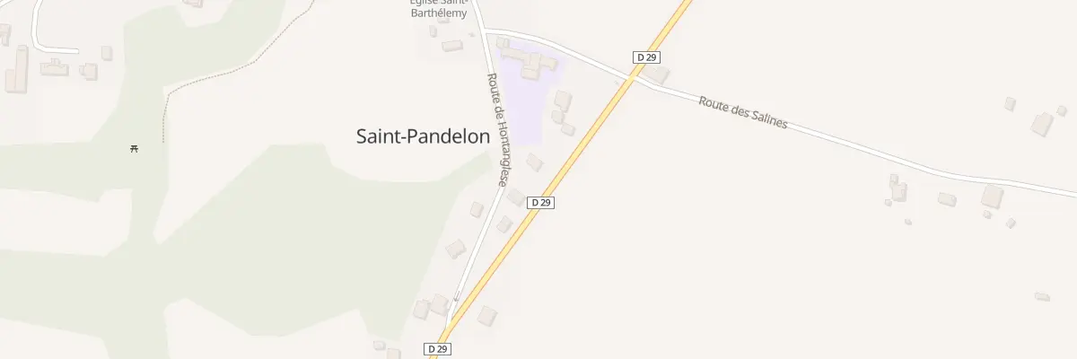 Plan du 105 Rte de Hontanglese à Saint-Pandelon
