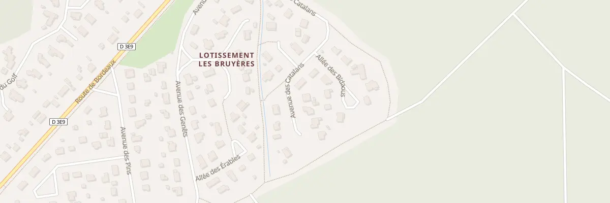 Plan du 4 Av des Catalans à Lanton