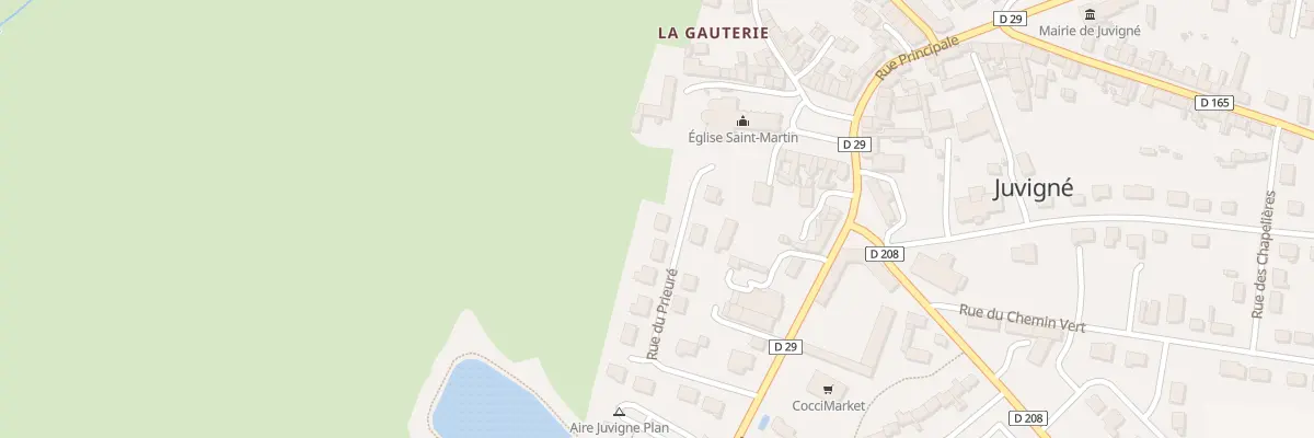 Plan du 17 Rue du Prieuré à Juvigné