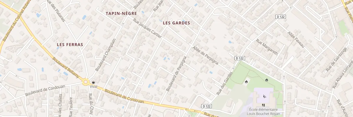 Plan du 18 Bd de Perpigna à Royan