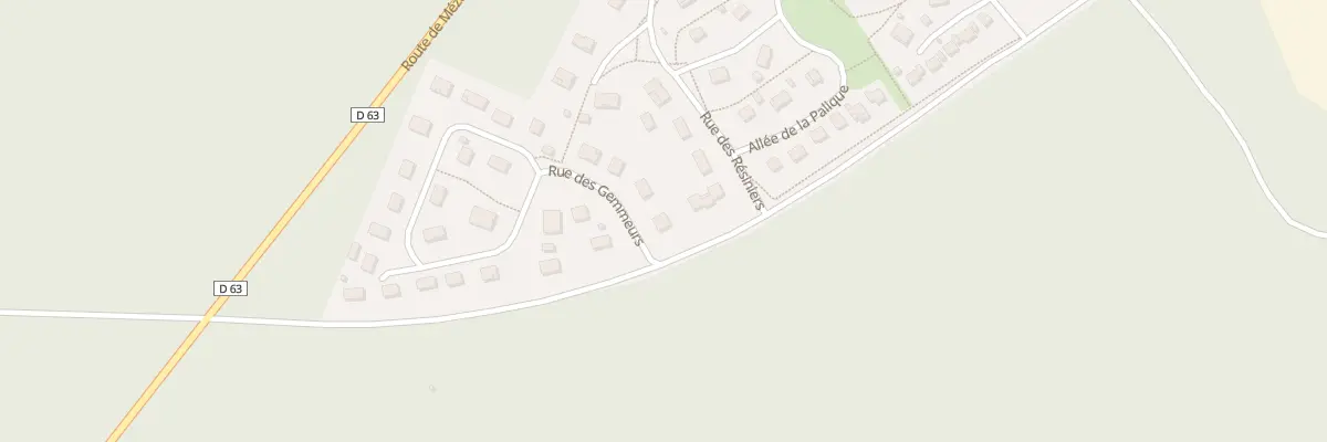 Plan du 1 Rue des Gemmeurs à Escource