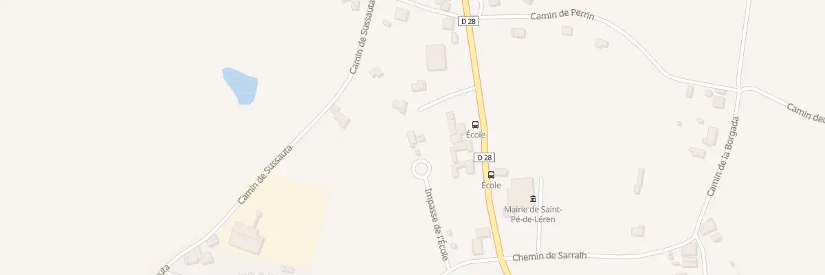 Plan du 124 Imp de l’Ecole à Saint-Pé-de-Léren