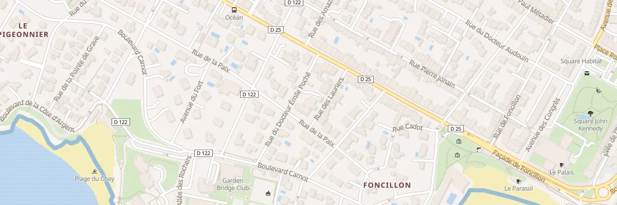Plan du 4 Rue Docteur Emile Poche à Royan