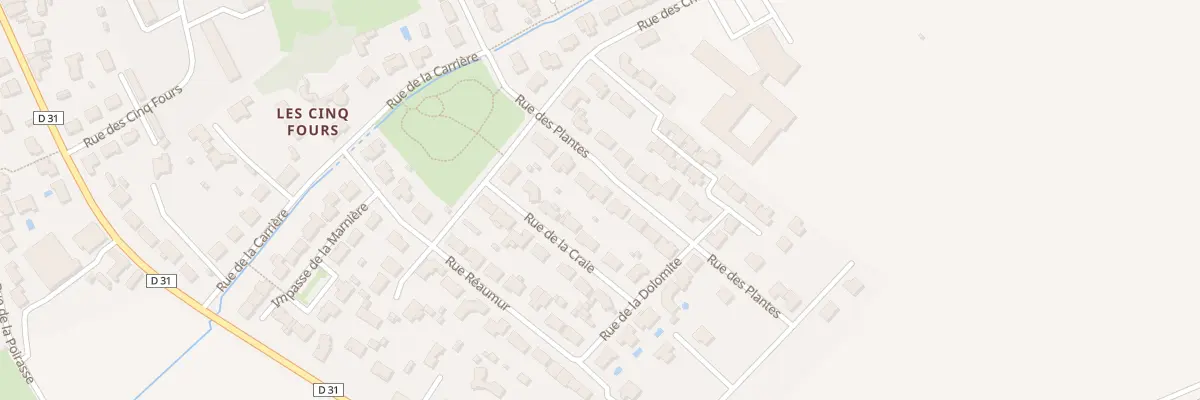 Plan du 22 Rue des plantes à Chantonnay