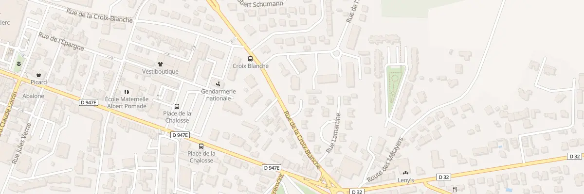 Plan du 85 Rue de la Croix Blanche à Dax