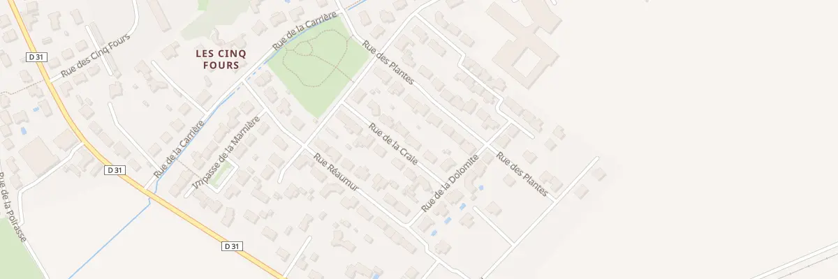 Plan du 9 Rue de la craie à Chantonnay