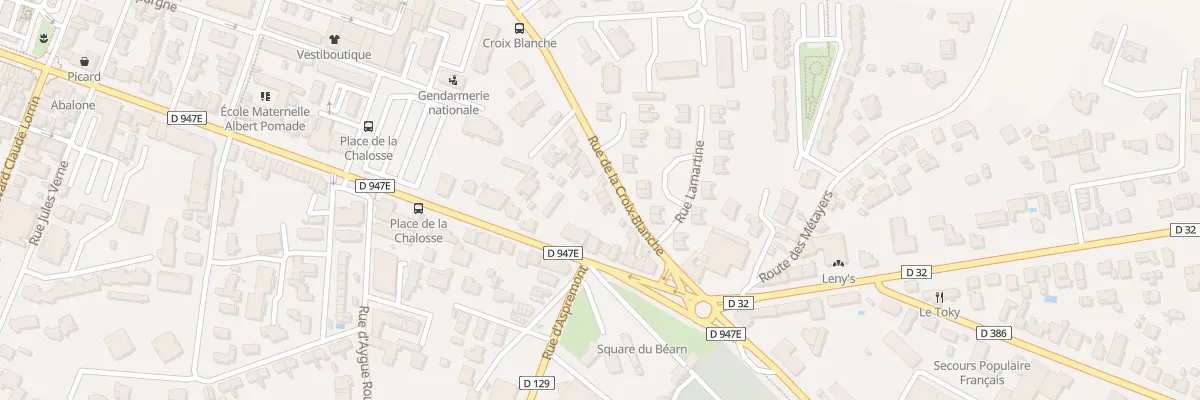 Plan du 132 Rue de la Croix Blanche à Dax