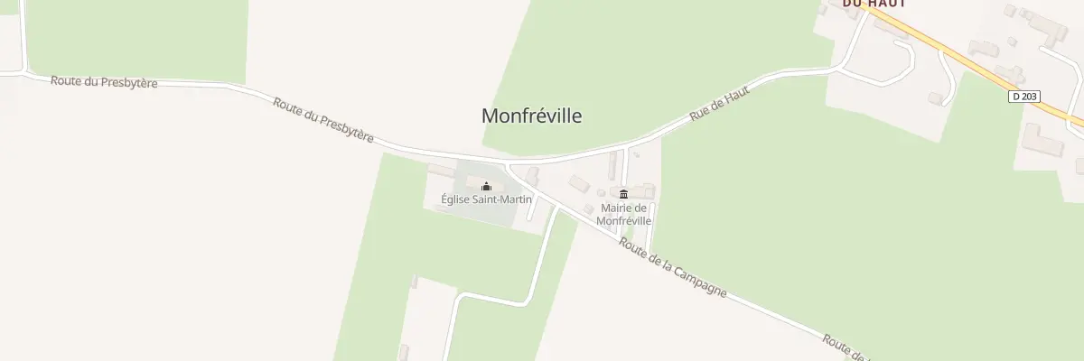 Plan du 5003 L’Eglise à Monfréville