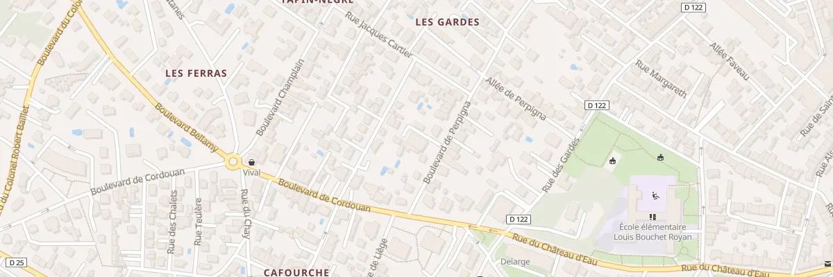 Plan du 10B Bd de Perpigna à Royan