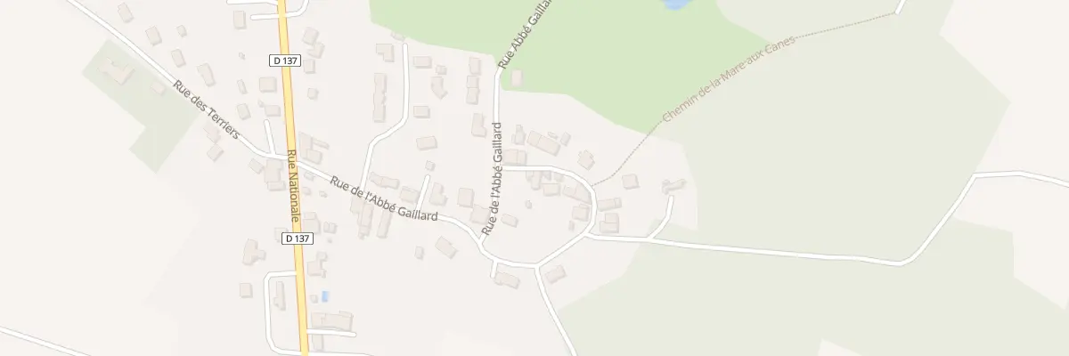 Plan du 77 Rue abbé gaillard à La Réorthe