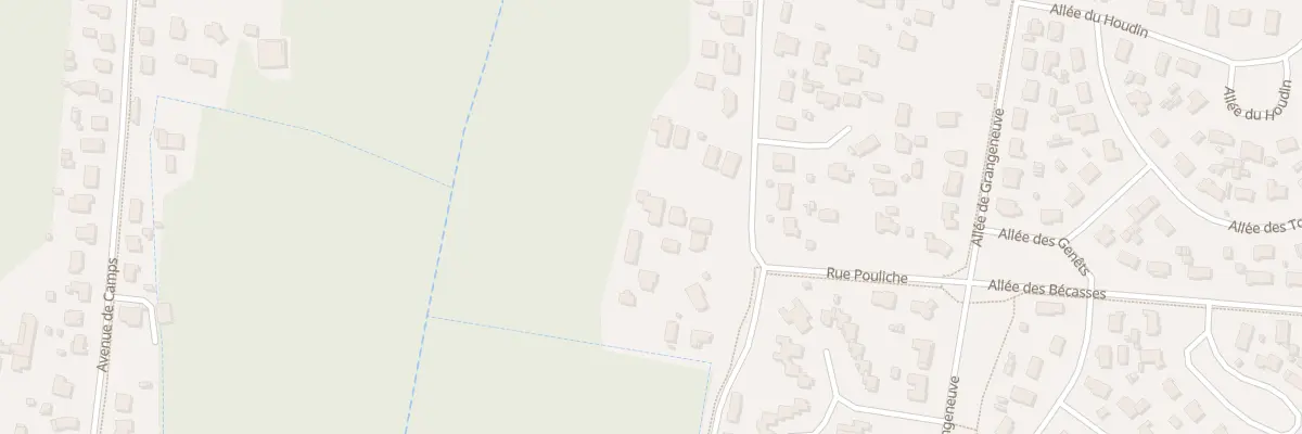 Plan du 60T Rue du Caplande au Teich