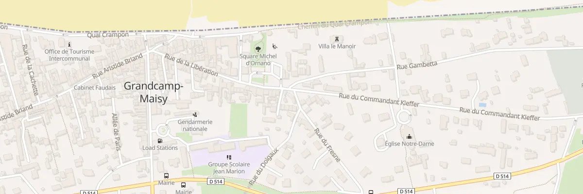 Plan du 90 Rue de la Libération à Grandcamp-Maisy