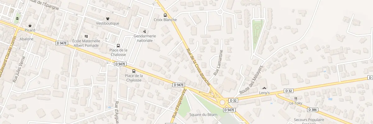 Plan du 126B Rue de la Croix Blanche à Dax