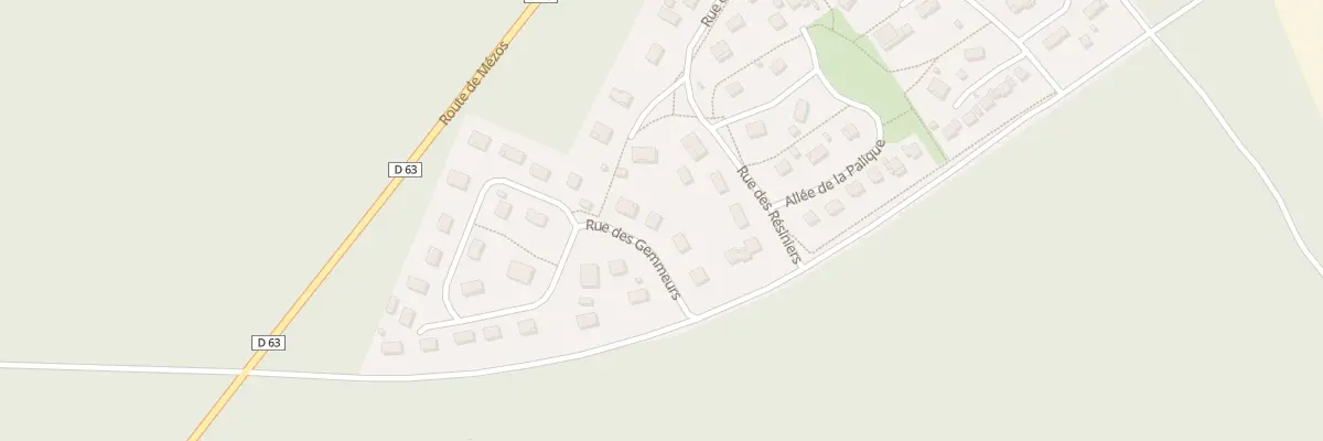 Plan du 5 Rue des Gemmeurs à Escource
