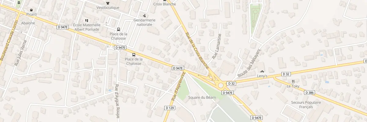 Plan du 171 Av Georges Clémenceau à Dax