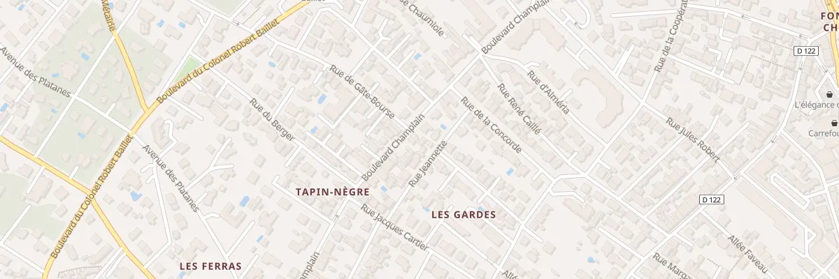 Plan du 52 Bd Champlain à Royan