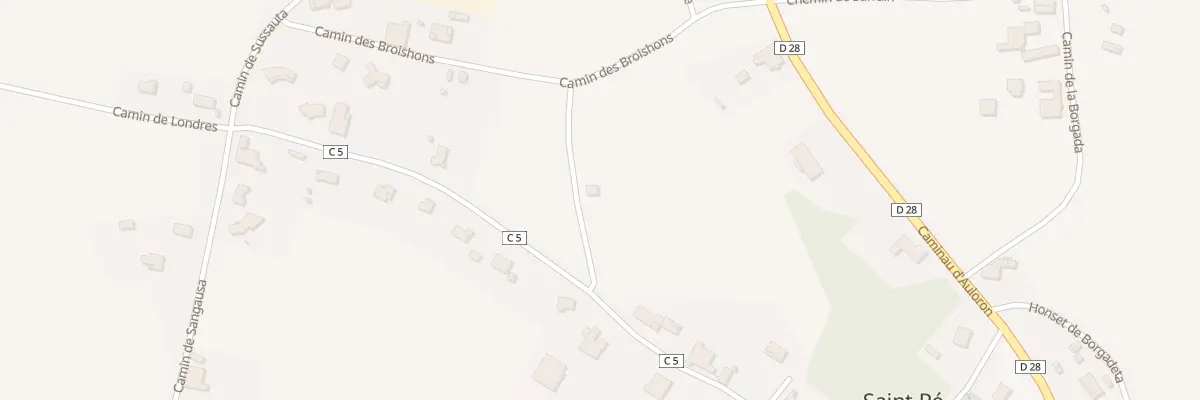 Plan du 101 Che du Pas de Peruer à Saint-Pé-de-Léren