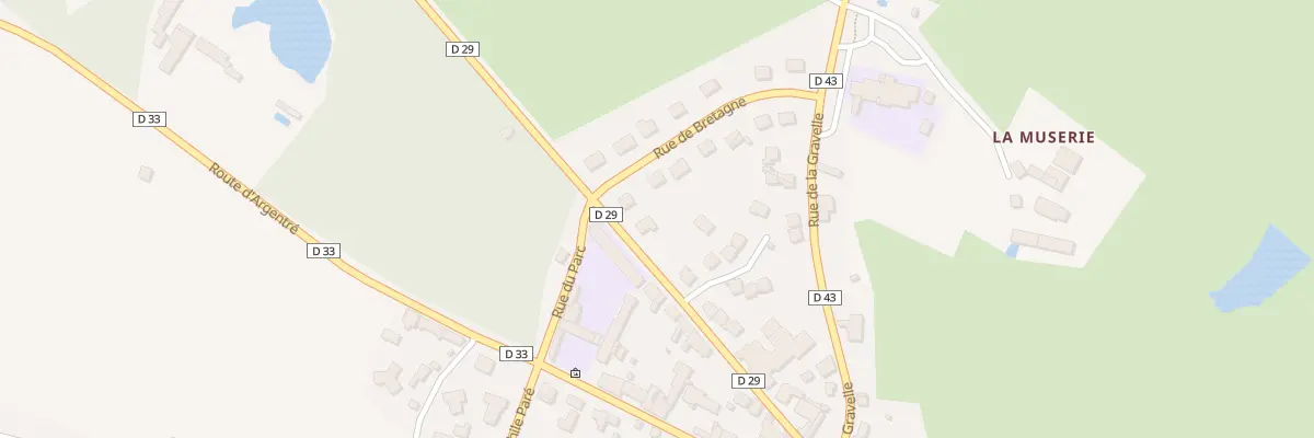 Plan du 5511 Rue de la Forêt au Pertre