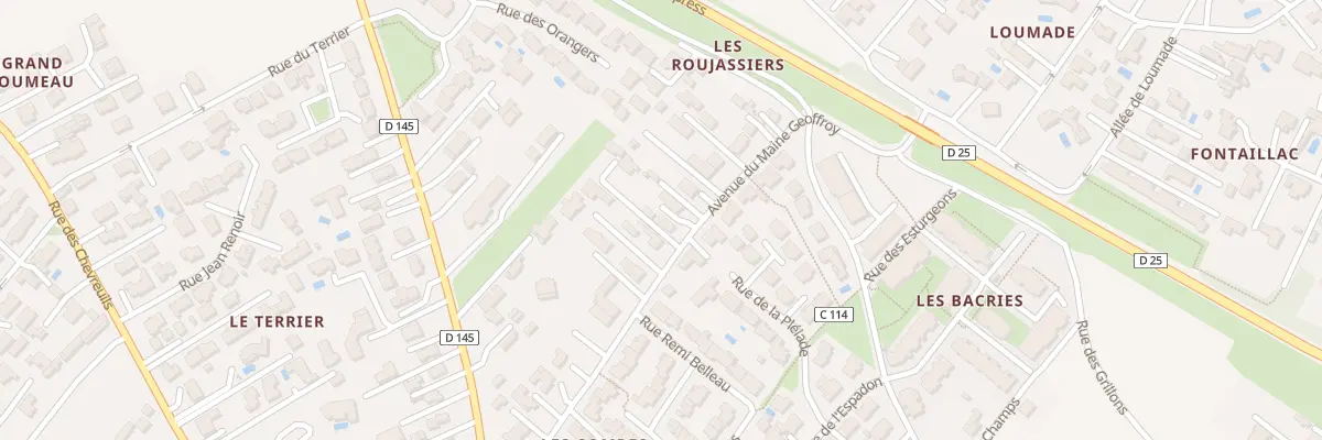 Plan du 22 Av du Maine Geoffroy à Royan