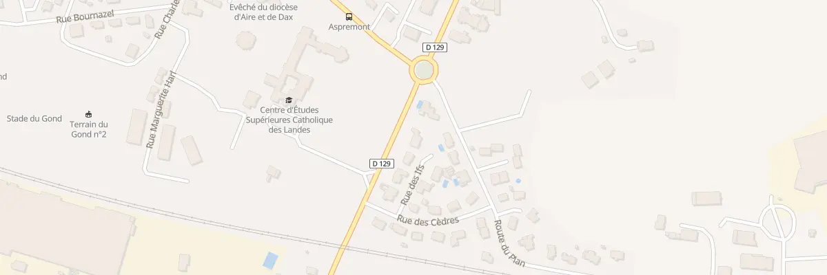 Plan du 7 Rue des Ifs à Dax