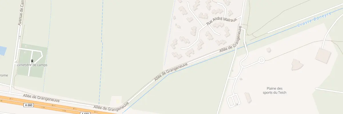 Plan du 77 Rue de la Res Grangeneuve au Teich