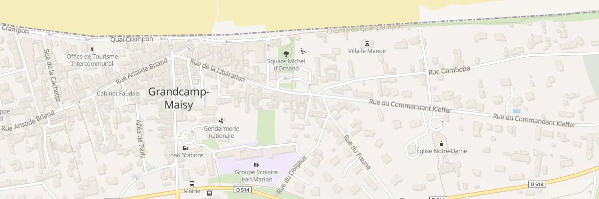 Plan du 72 Rue de la Libération à Grandcamp-Maisy