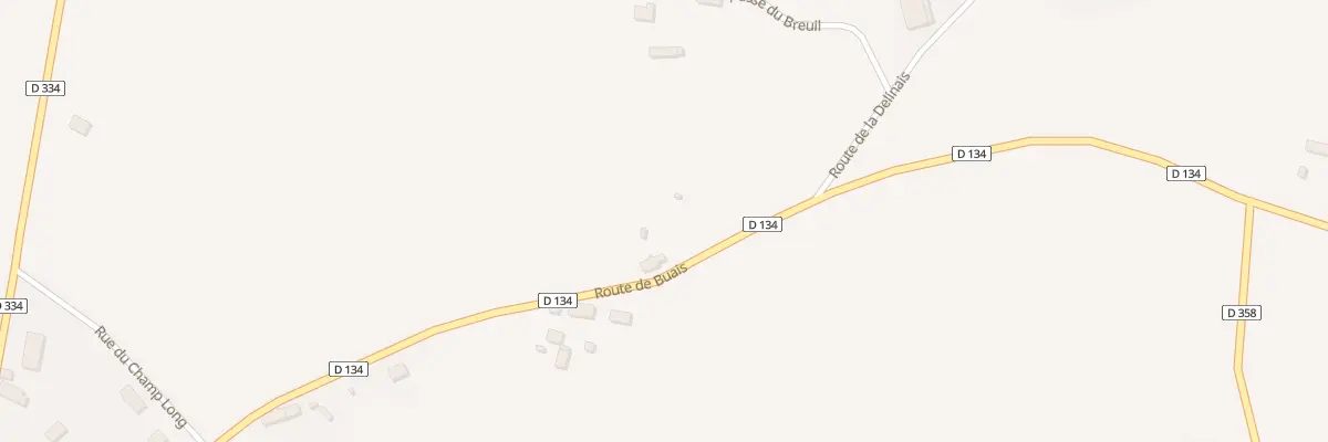 Plan du 629 Rte de Buais à Savigny-le-Vieux