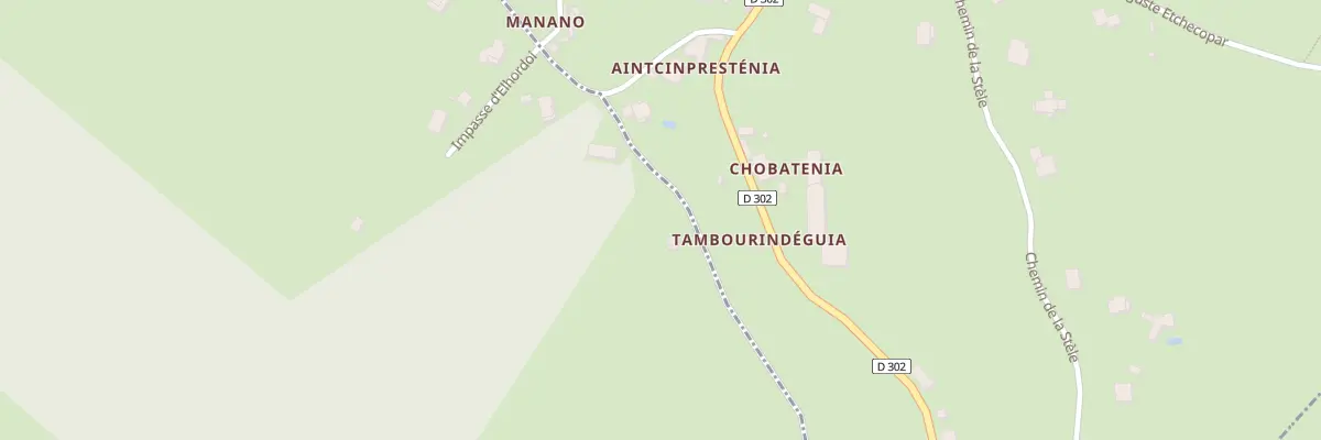 Plan du 122 Che Arthebidea à Orsanco