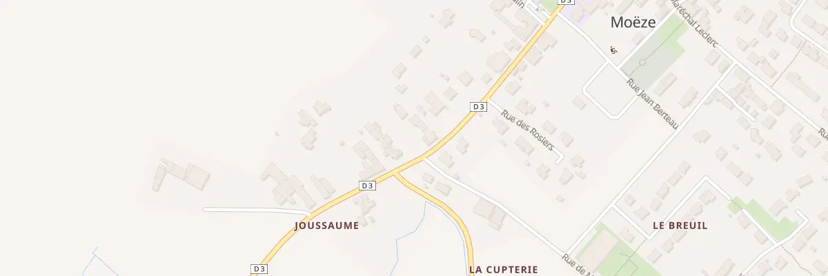 Plan du 66 Av du Gen de Gaulle à Moëze