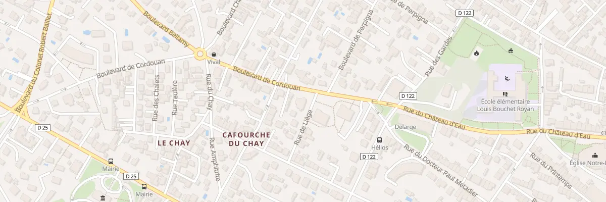 Plan du 8 Bd de Cordouan à Royan