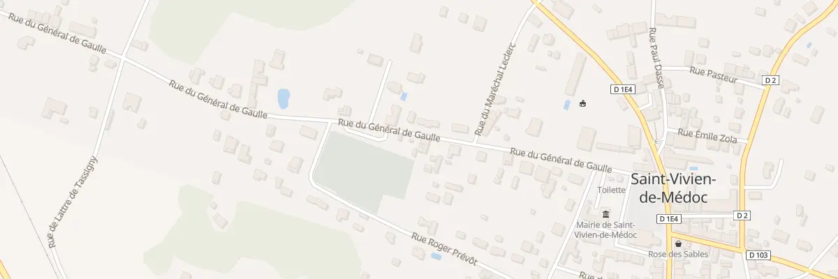 Plan du 21 Rue du Général de Gaulle à Saint-Vivien-de-Médoc