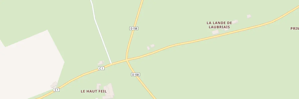 Plan du 5119 La Lande de Laubriais à Bourgon