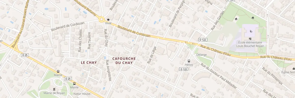 Plan du 1T Rue de Liège à Royan