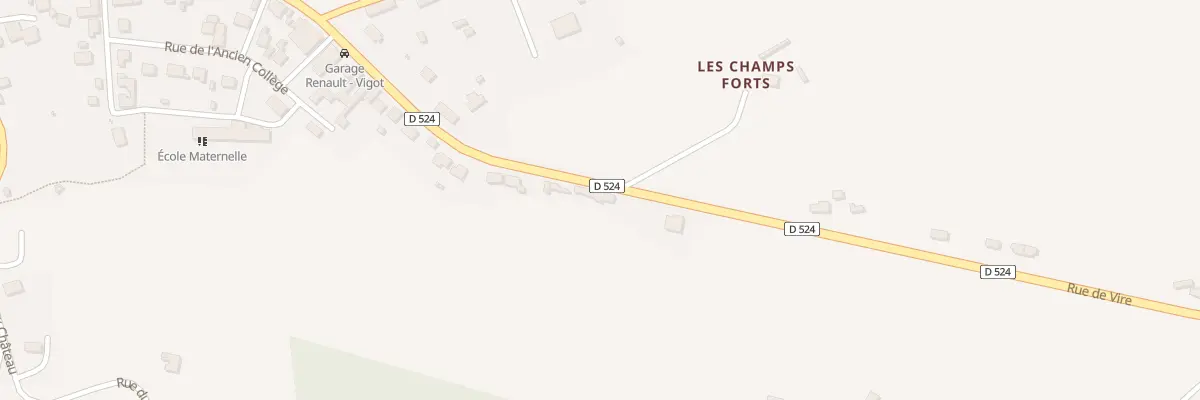 Plan du 66 Rue de Vire - St Sever à Noues de Sienne