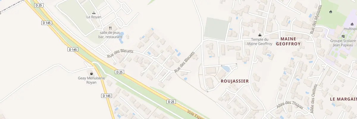 Plan du 36 Rue des Bleuets à Royan