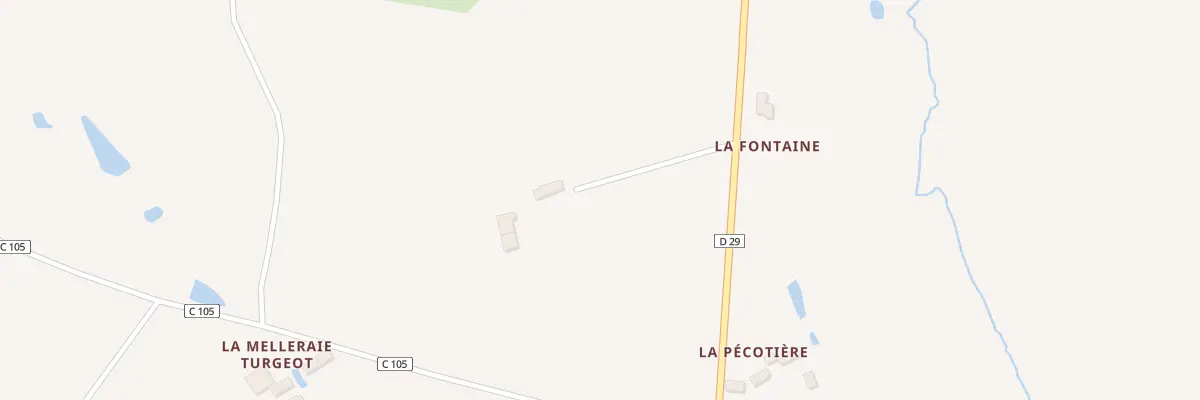 Plan du 1 La Venrie au Pertre