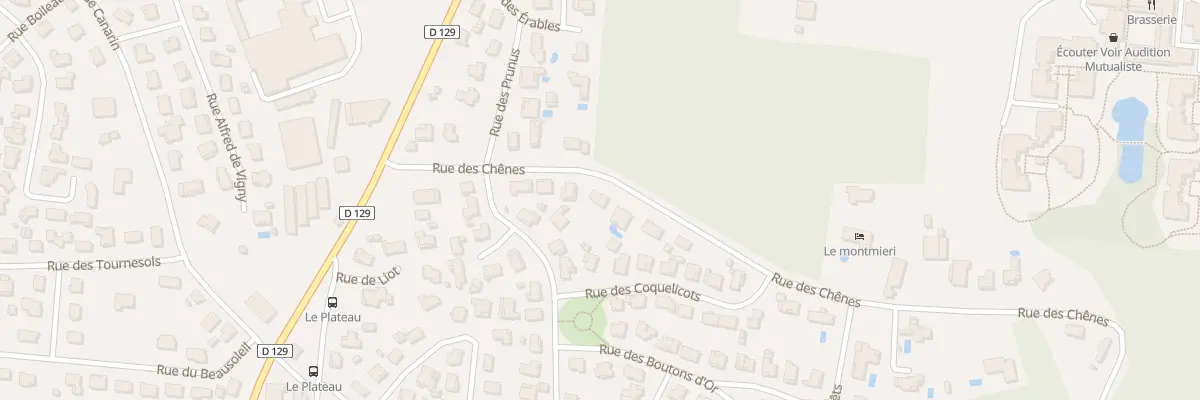 Plan du 10 Rue des Chênes à Dax