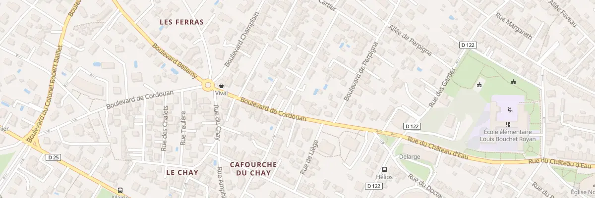 Plan du 17 Bd de Cordouan à Royan