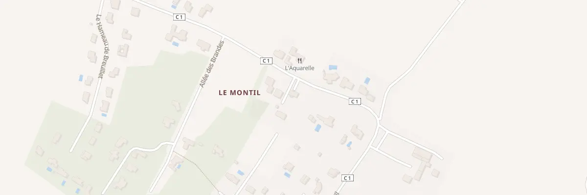 Plan du 70 Rte du Montil à Breuillet