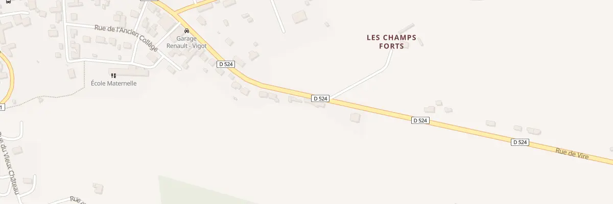 Plan du 64 Rue de Vire - St Sever à Noues de Sienne