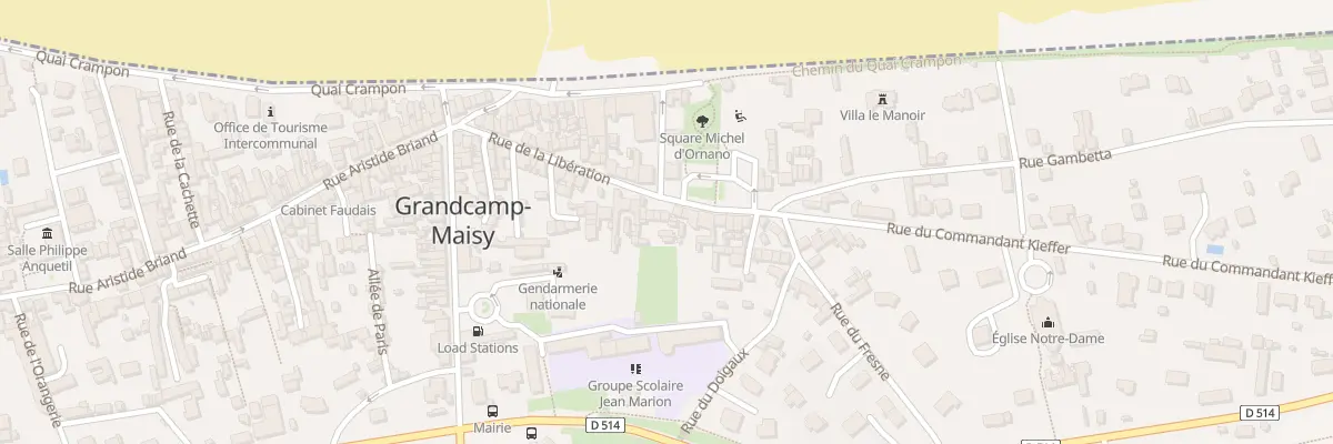 Plan du 60 Rue de la Libération à Grandcamp-Maisy